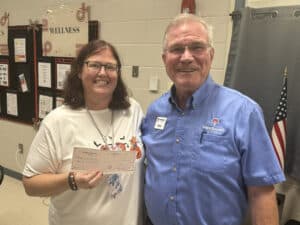 HireSmart Cares donation to Danielsville Elementary School